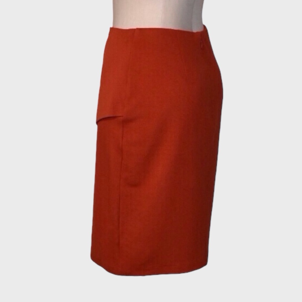 CAbi 3099 Ponte Knit Overlay Pencil Skirt - Picture 4 of 6